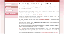 Desktop Screenshot of deal-ornodeal.com