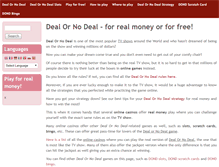 Tablet Screenshot of deal-ornodeal.com